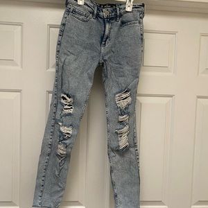 Hollister high rise super skinny jeans